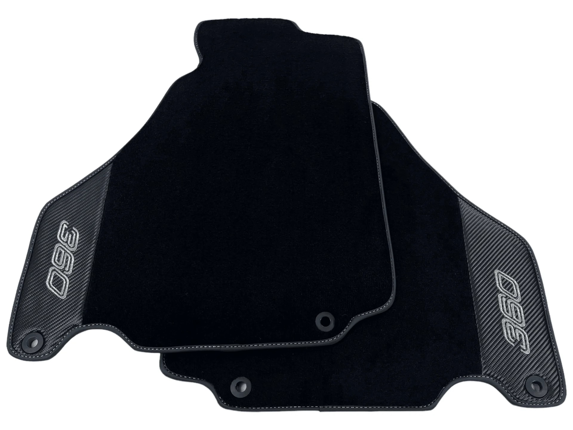 Luxury black floor mats for Ferrari 360 Modena