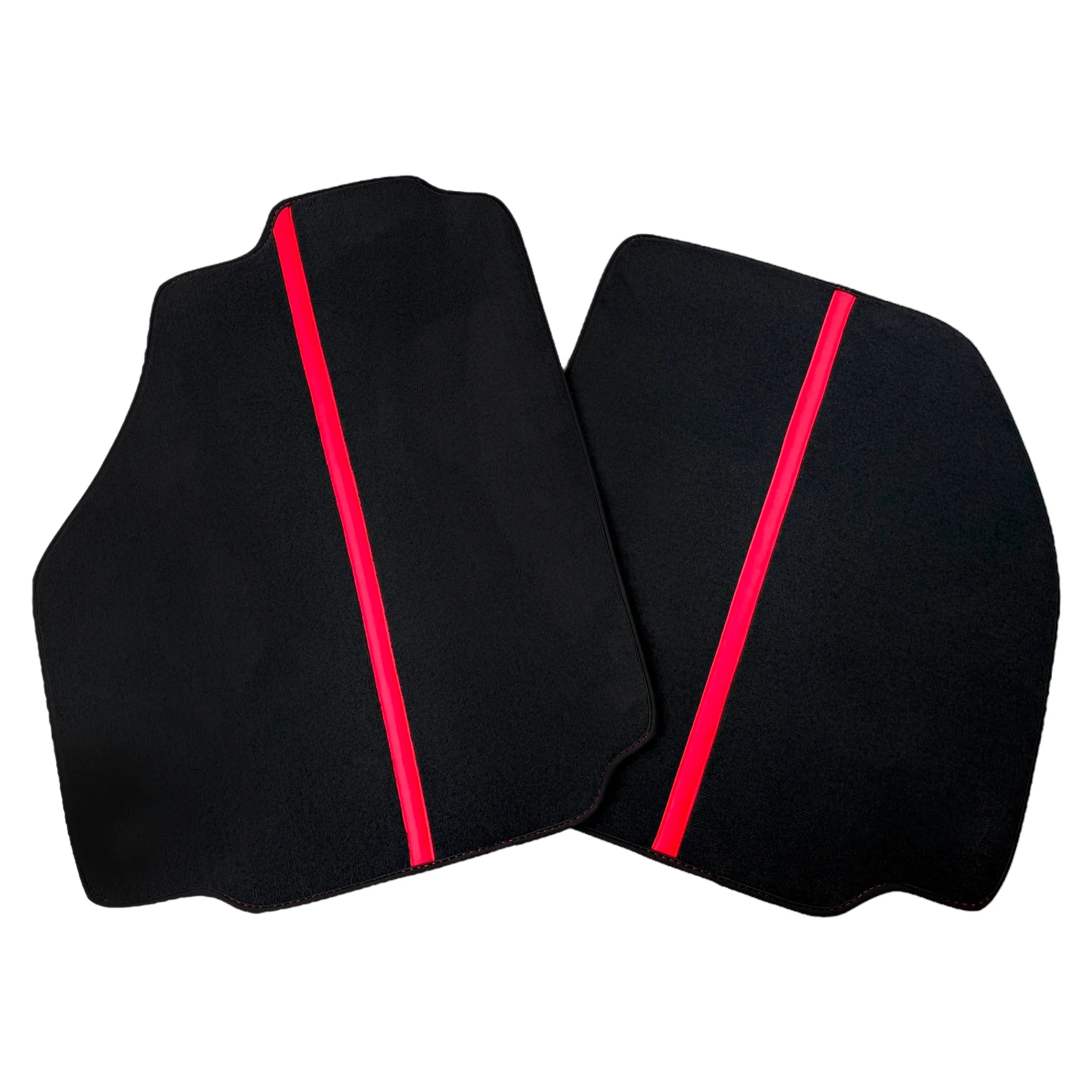 Tapis de sol sur mesure Ferrari 458, qualité premium, ajustement précis et accents rouges élégants pour une protection optima