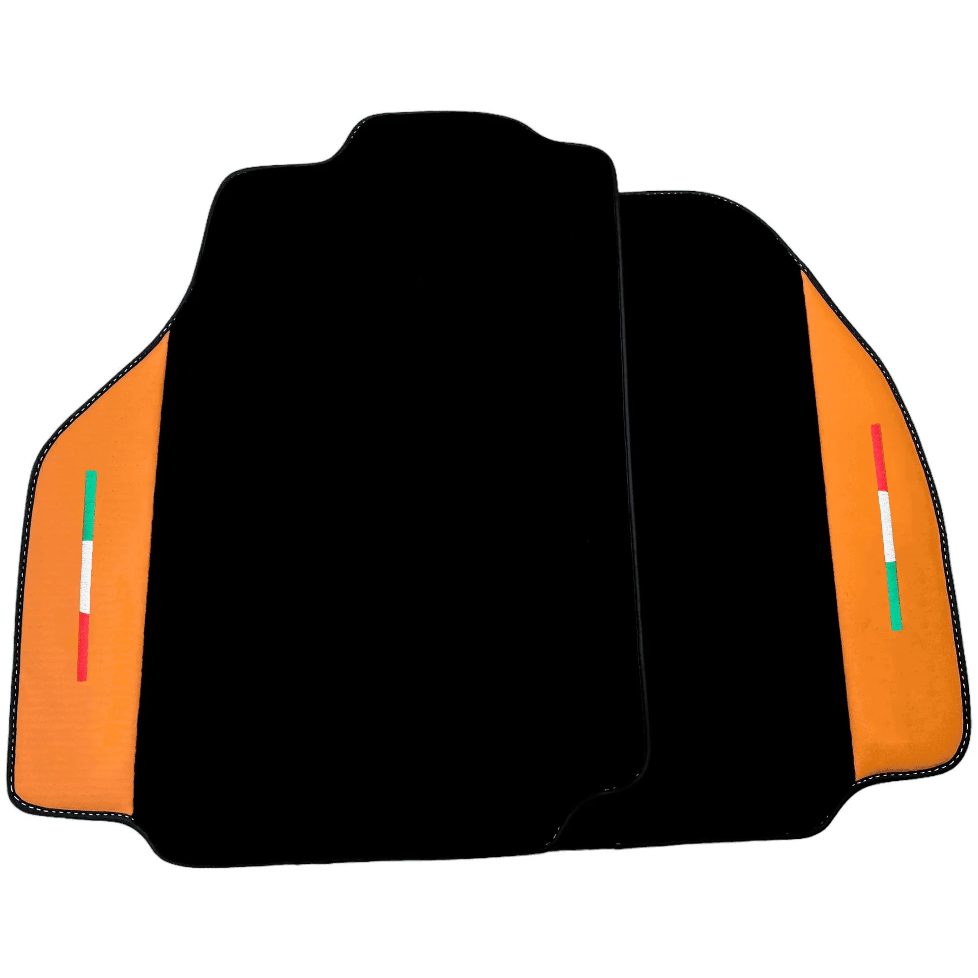 法拉利488專用地墊,優質材料,精確合身,時尚設計搭配橙色點綴。