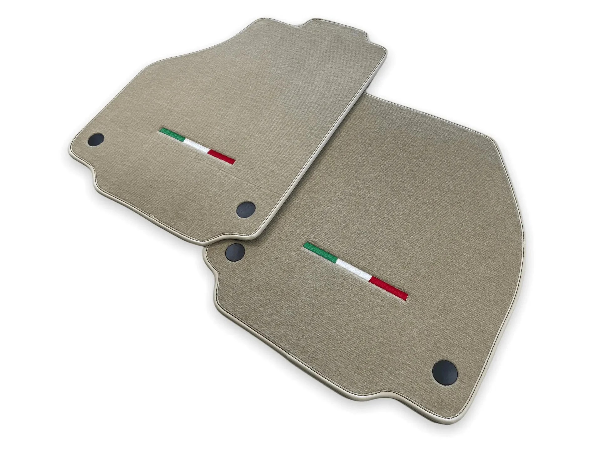 Beige floor mats for Ferrari 488 GTB 2015-2022