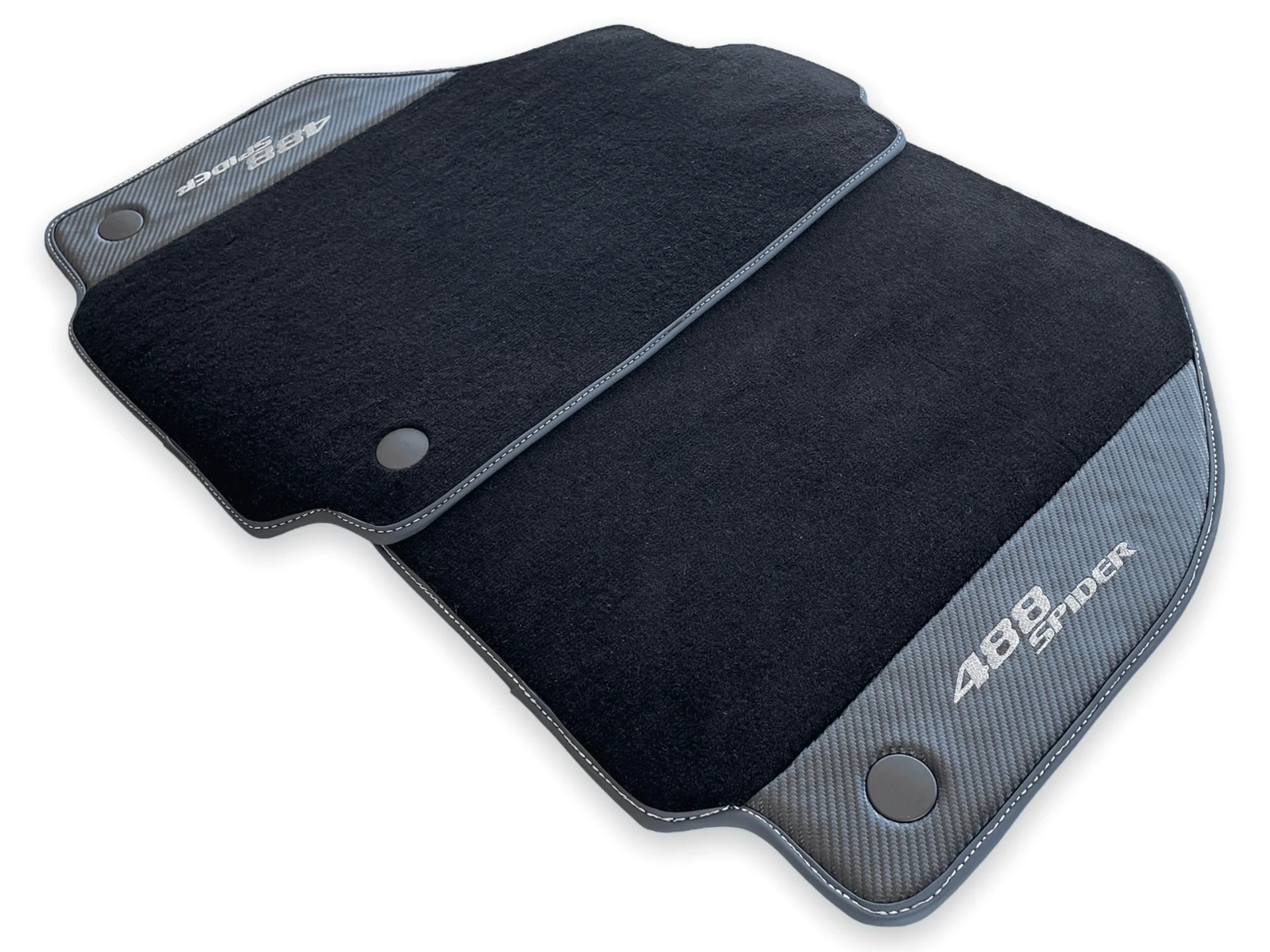 AutoWin carbon fiber floor mats for Ferrari 488 Spider