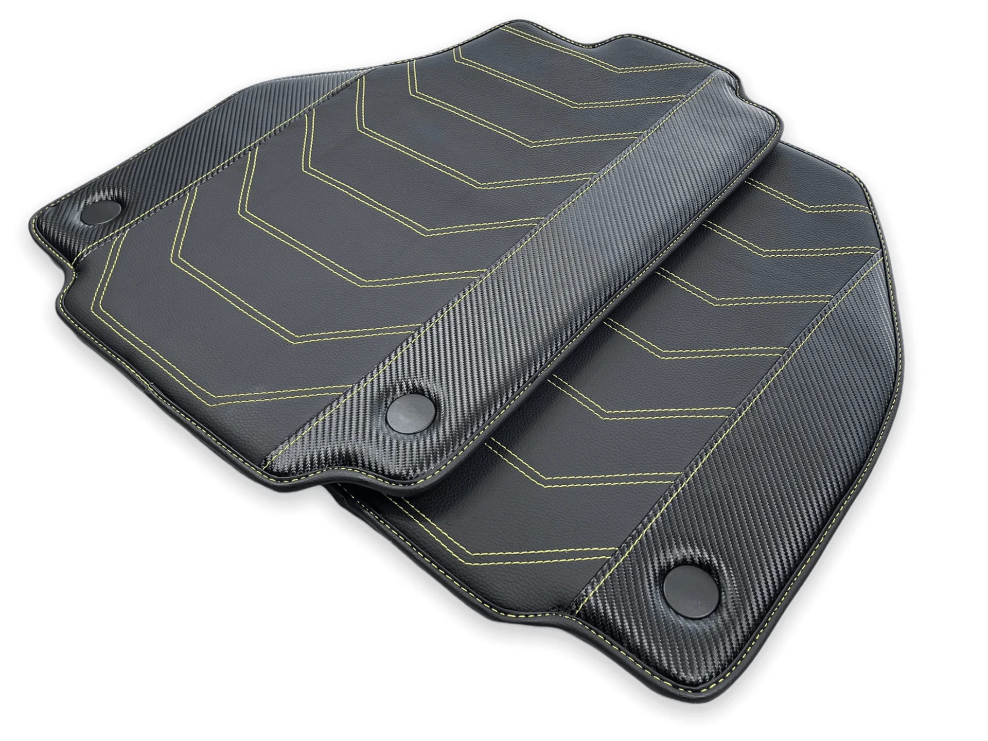 Luxury leather floor mat for Ferrari 488 GTB