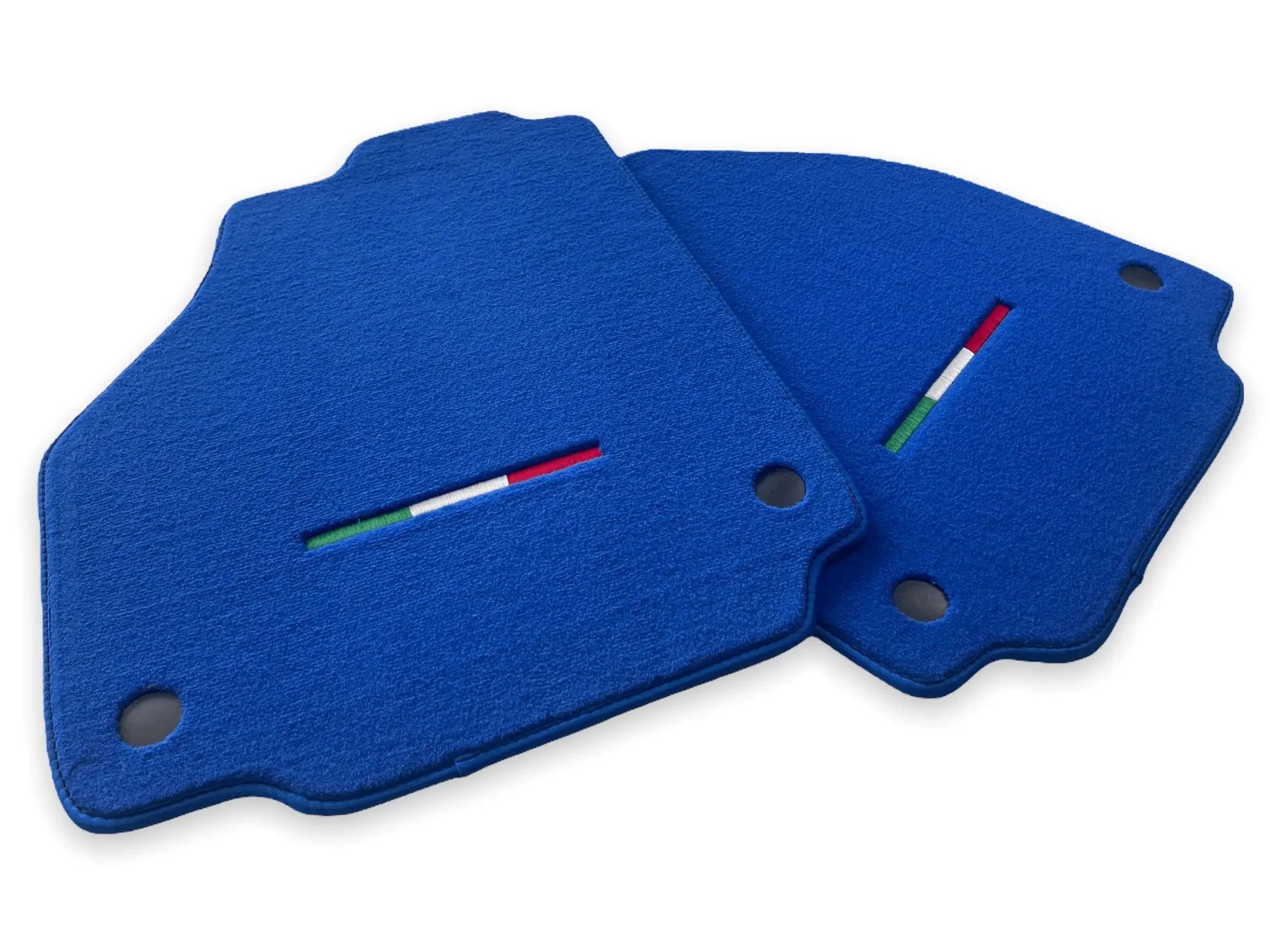 Luxury blue floor mat for Ferrari 488 GTB by AutoWin