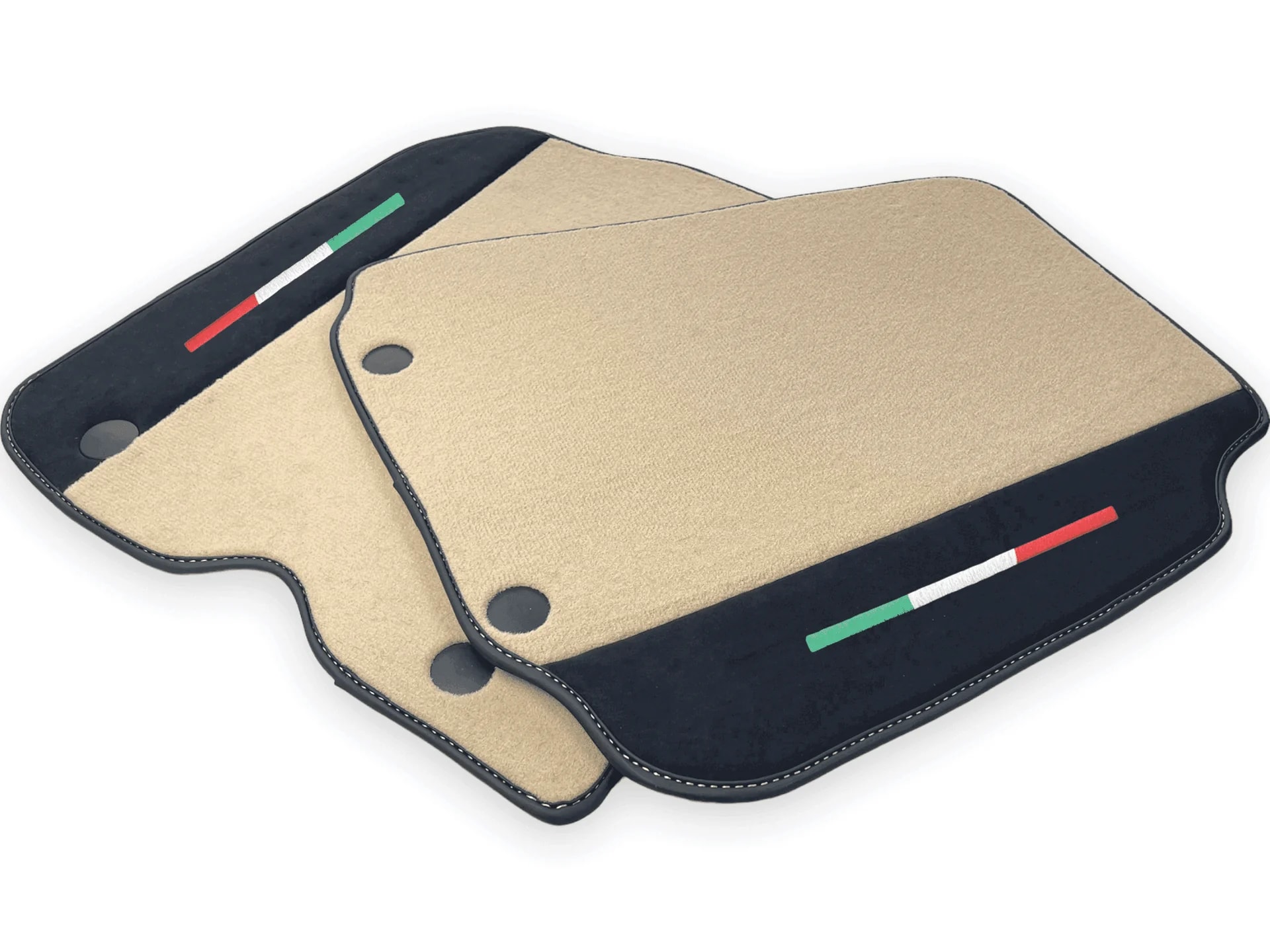 Luxury beige floor mat for Ferrari 812 Superfast
