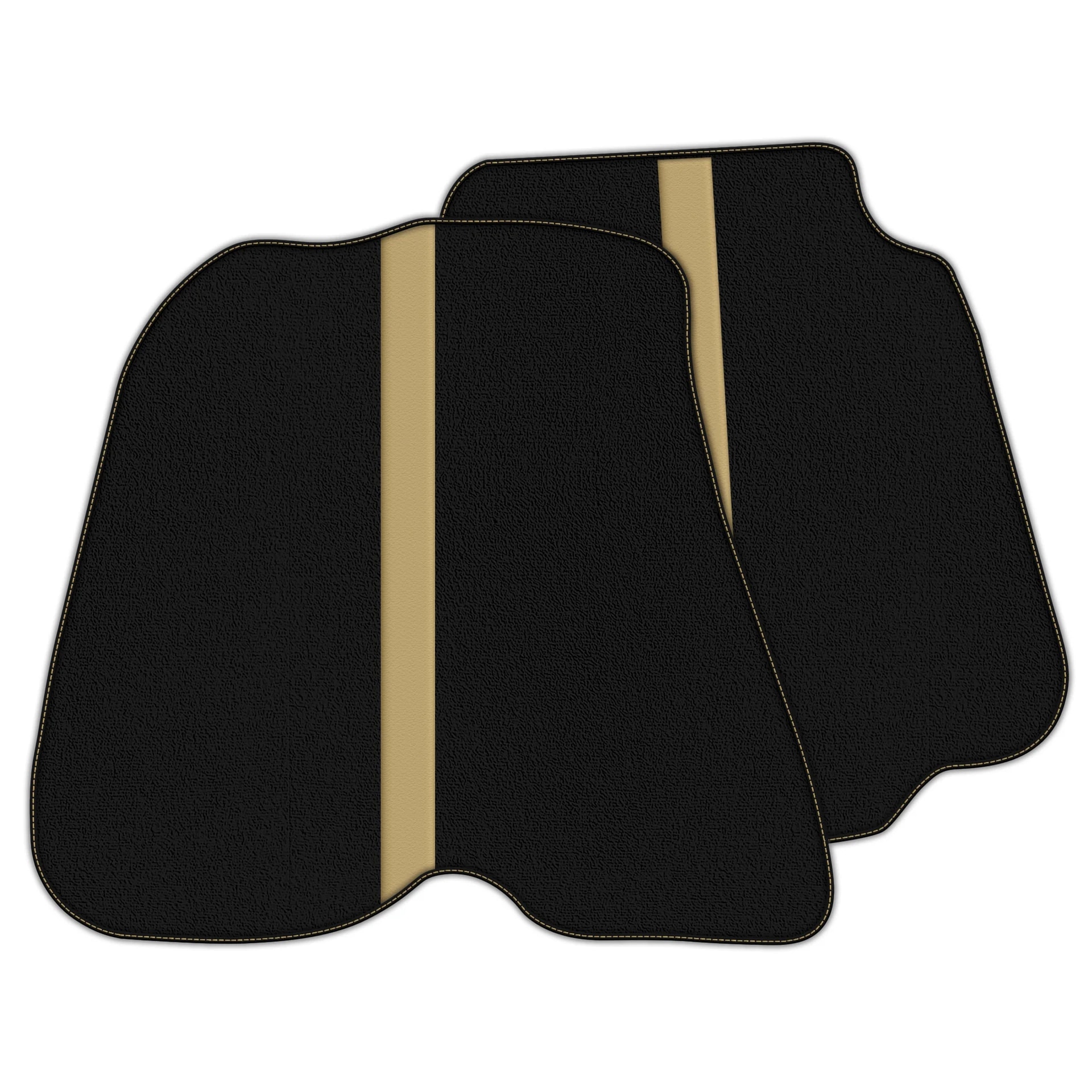 Luxury black floor mats for Ferrari 812 GTS