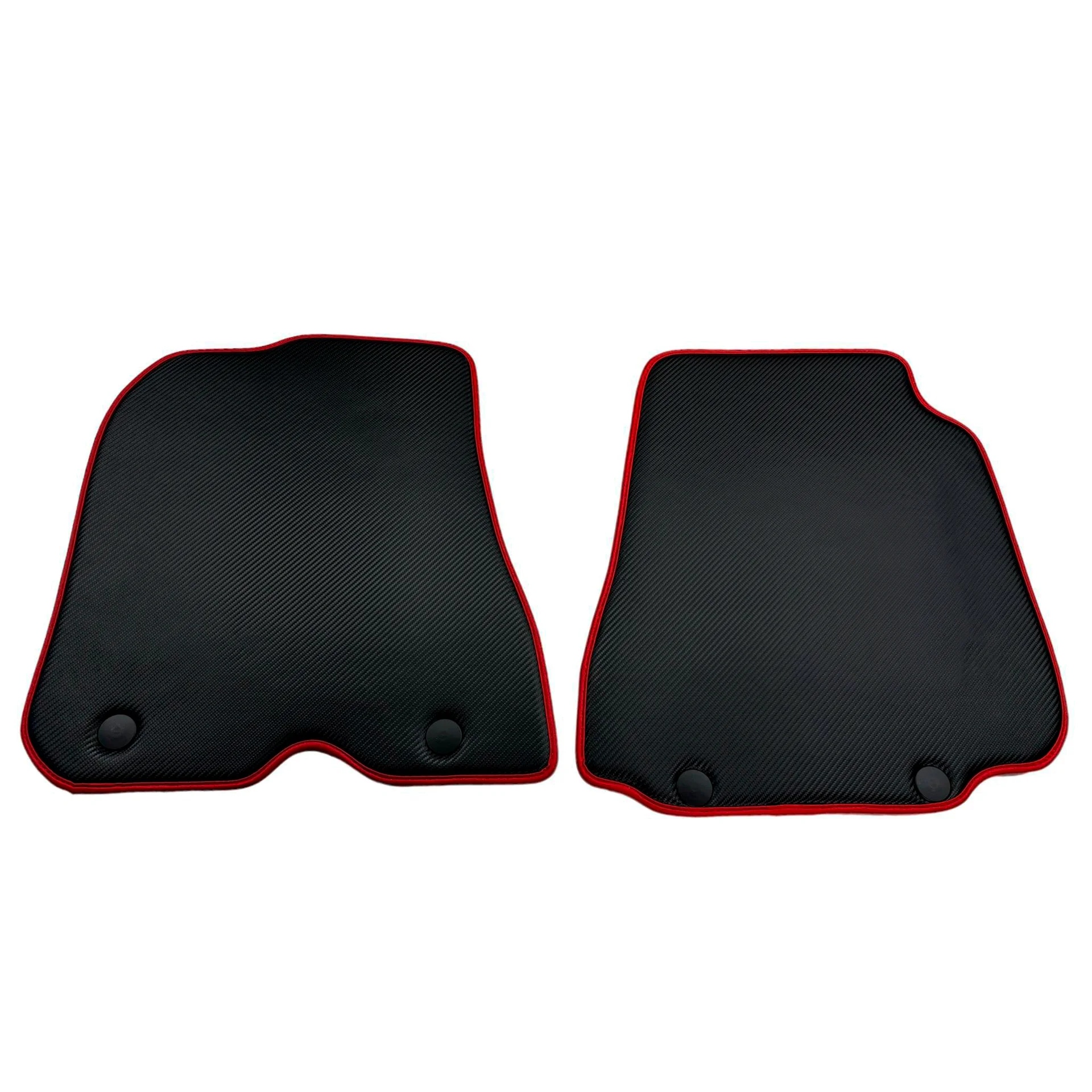 Ferrari 812 Superfast custom fit floor mats, premium quality, precise fitment, durable material with stylish red trim.