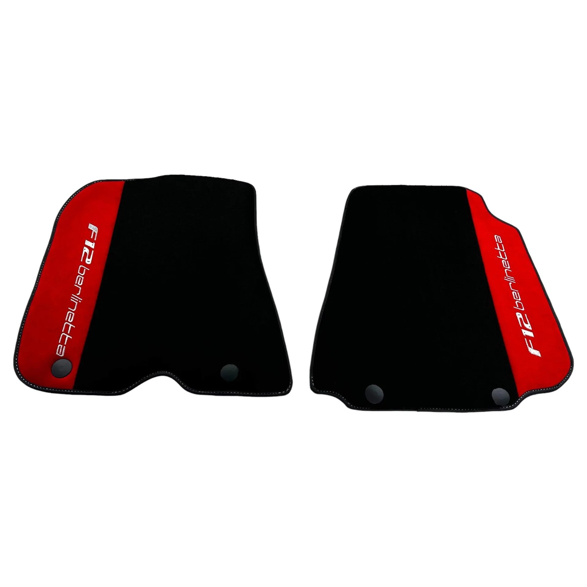 Custom fit Ferrari F12 Berlinetta floor mats, premium quality with precise fitment, featuring stylish design and durability.