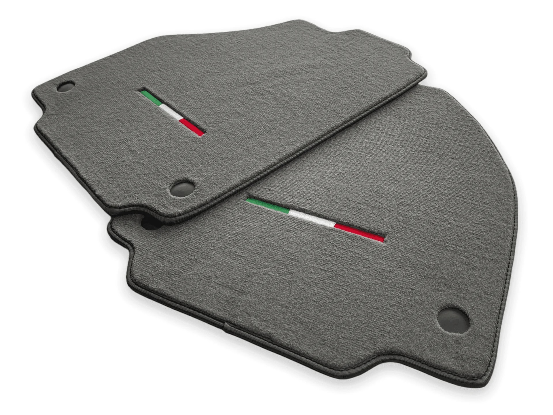 Luxury gray floor mats for Ferrari F8 Spider 2019-2023