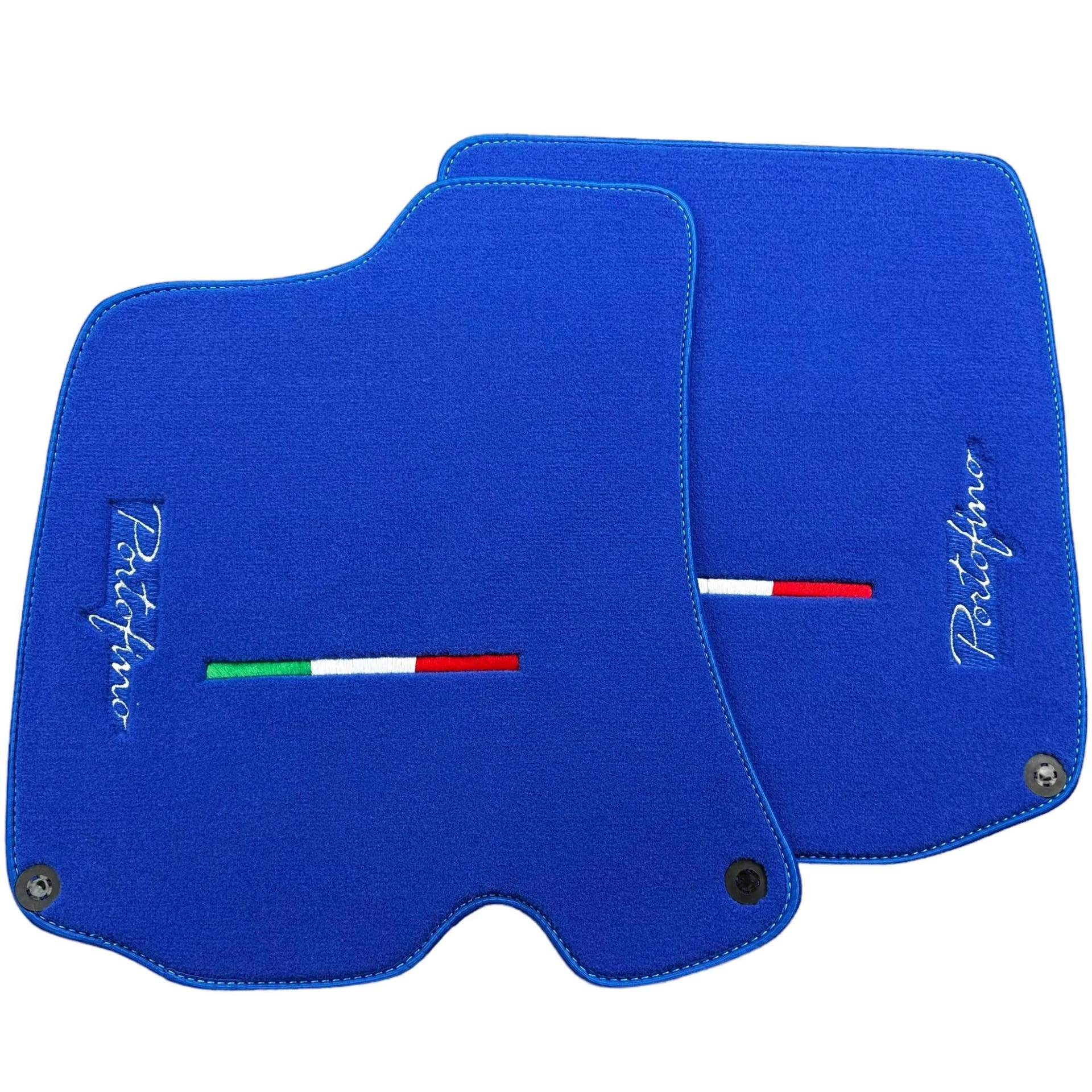 Luxury blue floor mats for Ferrari Portofino 2018-2023