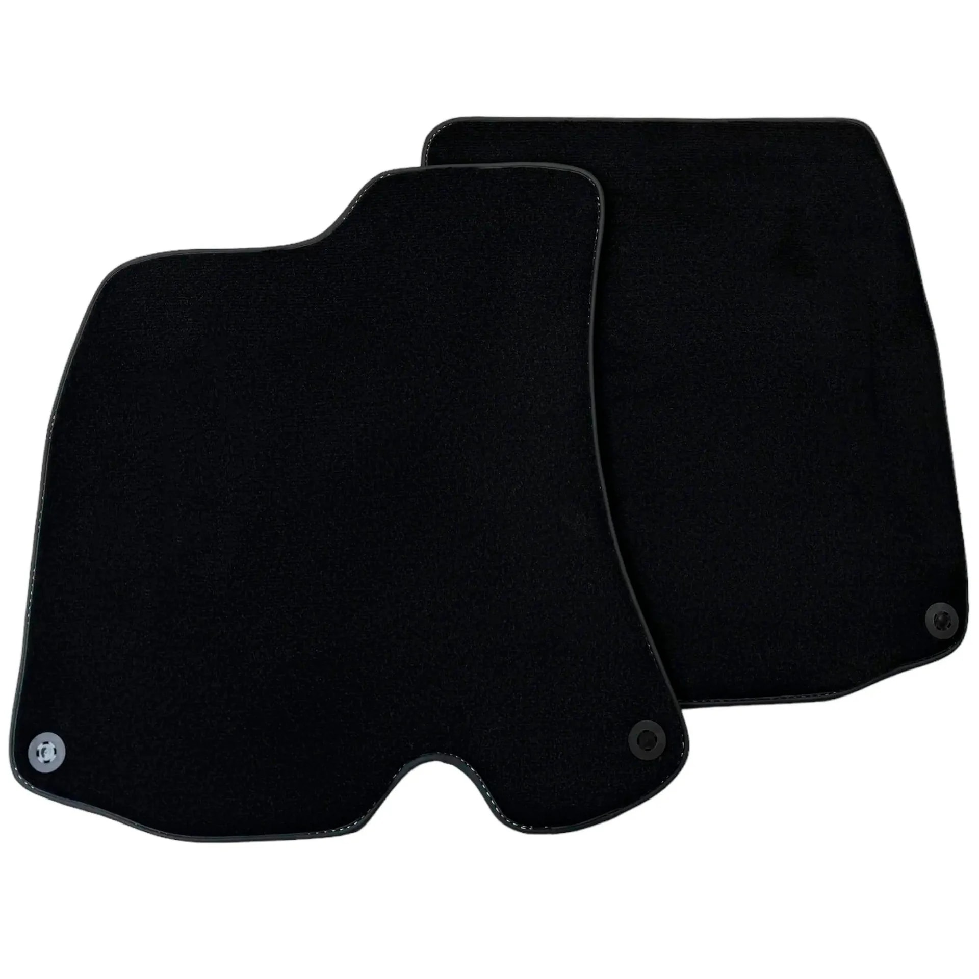 Luxury black floor mats for Ferrari Roma