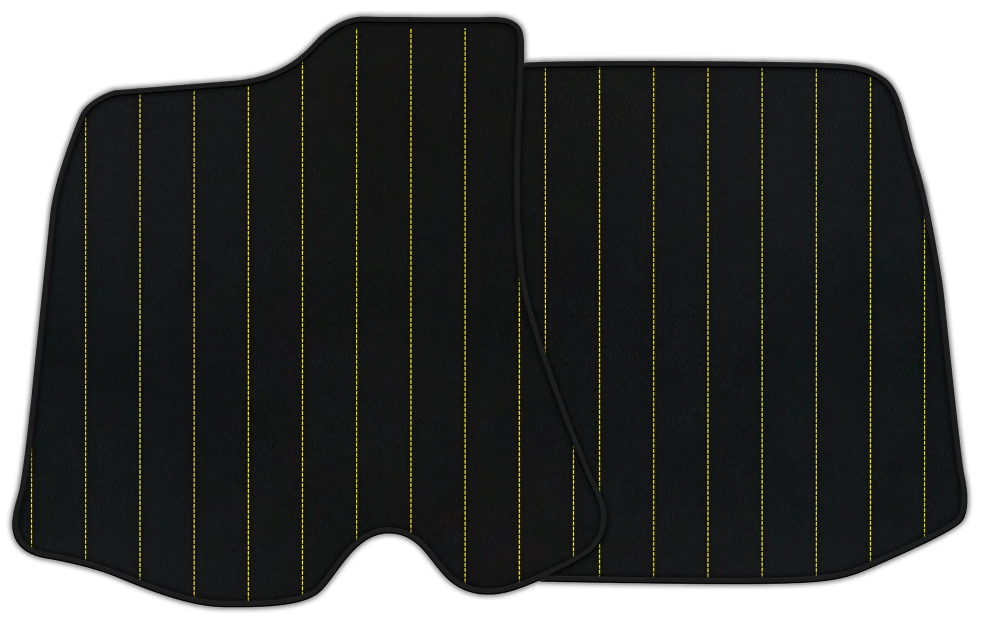 Customizable Leather Floor Mats with Line's Pattern for Ferrari Roma (2021–2024)
