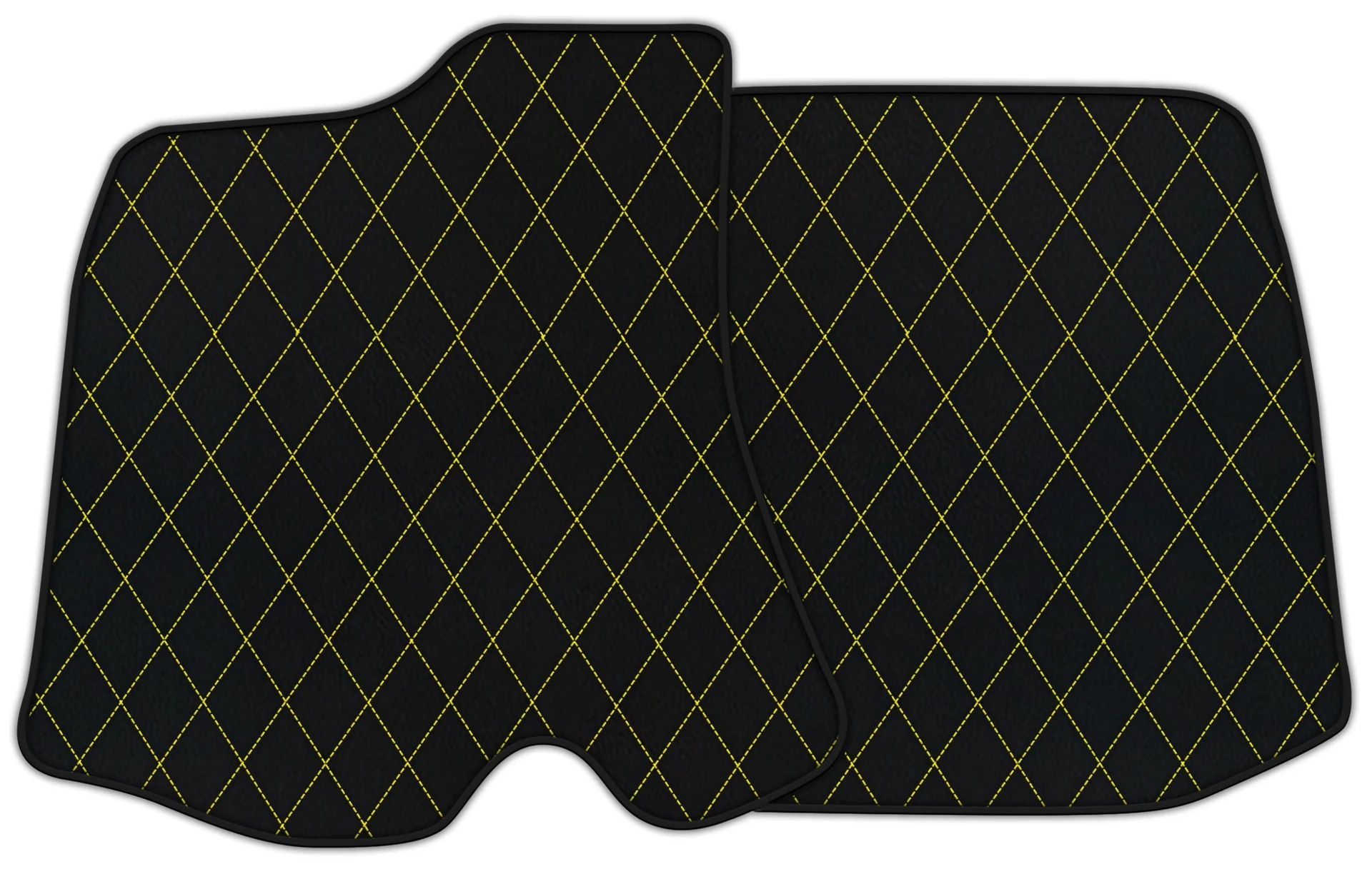 Custom-fit Ferrari Roma floor mats feature premium quality material with precise fitment and stylish diamond pattern.