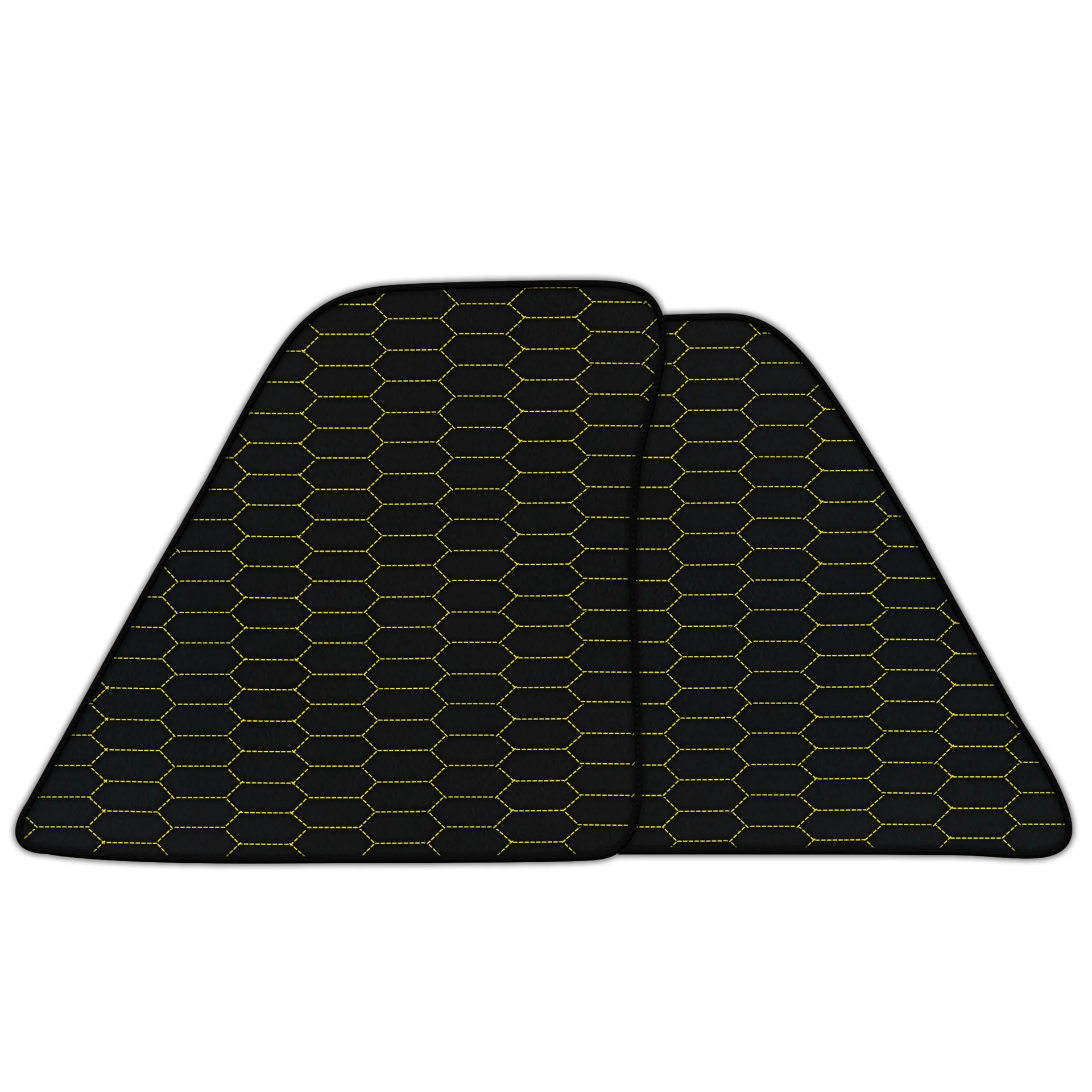 Custom fit Ferrari SF90 Stradale floor mats, premium quality with precise fitment, featuring a stylish honeycomb pattern.