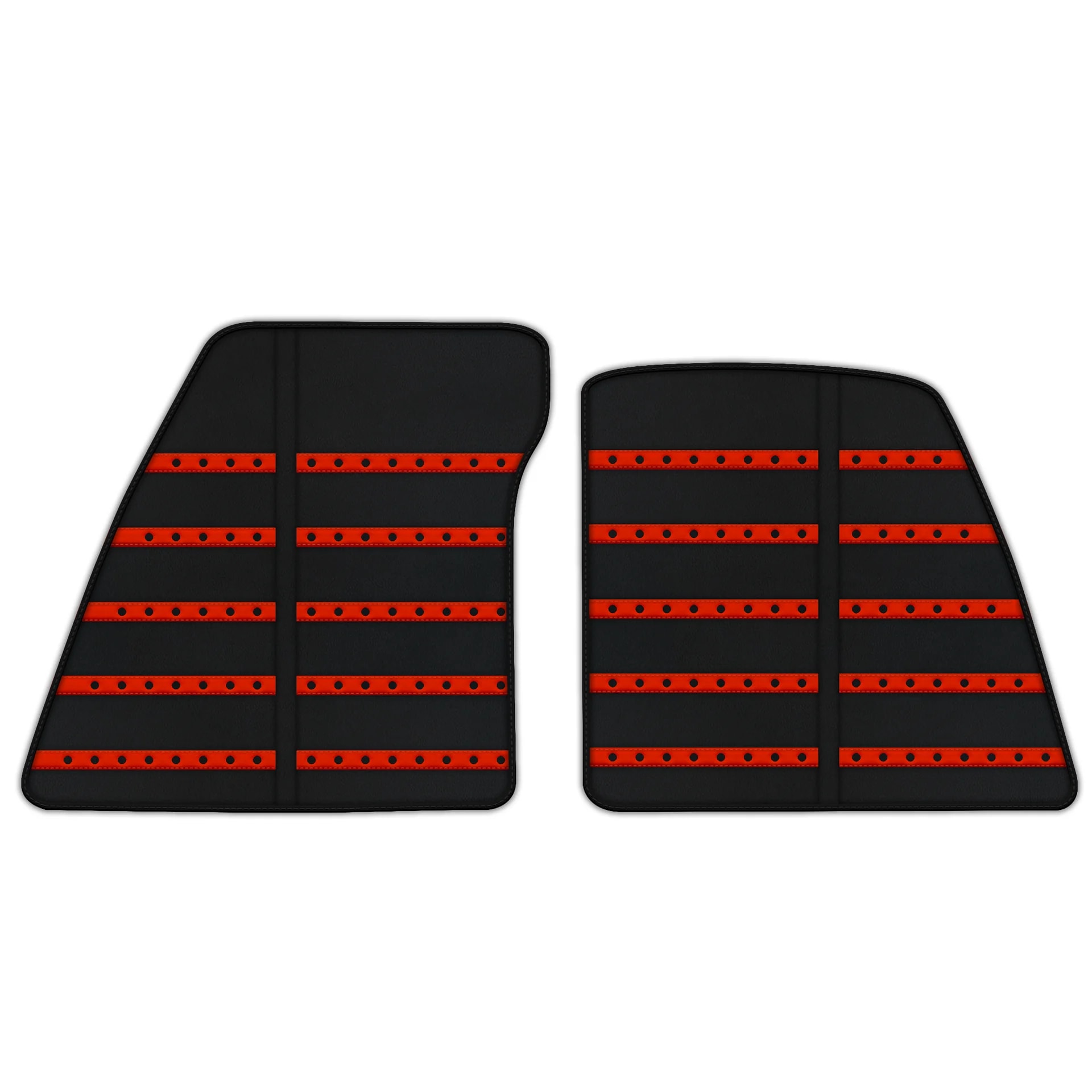 Luxury leather floor mat with Daytona design for Ferrari SF90 Stradale